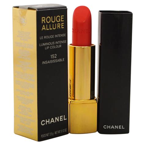 chanel rouge allure 152 insaisissable|chanel rouge 152 intense lipstick.